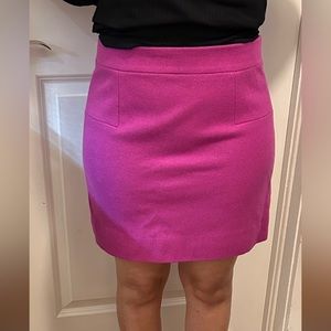 J. Crew Pink Wool Skirt